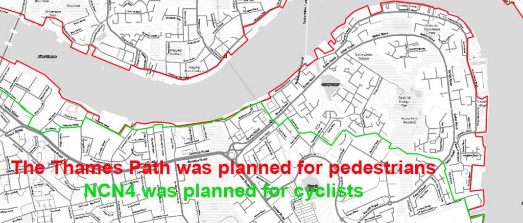 The Thames Path and NCN4